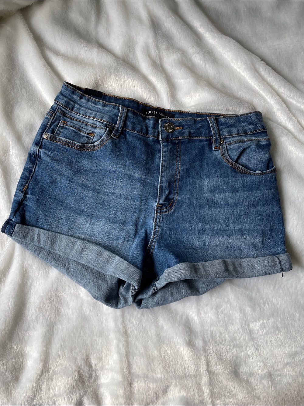blue Denim Shorts